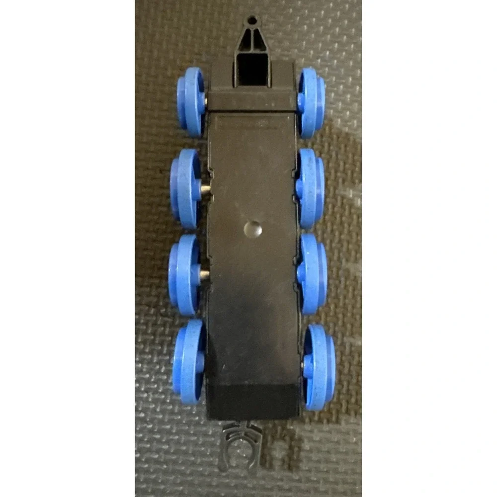 LEGO Part - 22307c01 Duplo, Train Steam Chassis 2 x 8 | Blue Wheels